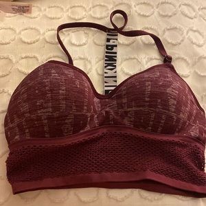 PINK padded sports bra